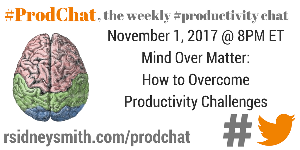 ProdChat - Mind Over Matter - November 1 2017