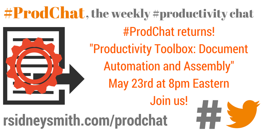 Productivity Toolbox: Document Automation and Document Assembly